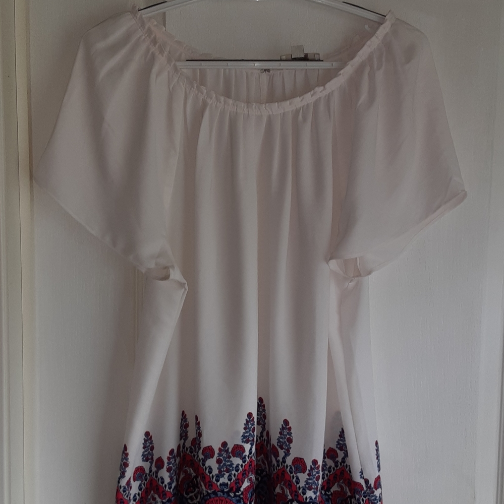 Loft white blouse